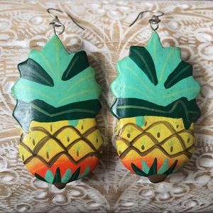 Pineapple earrings